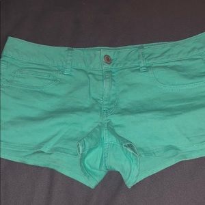Teal Stretch Shorties